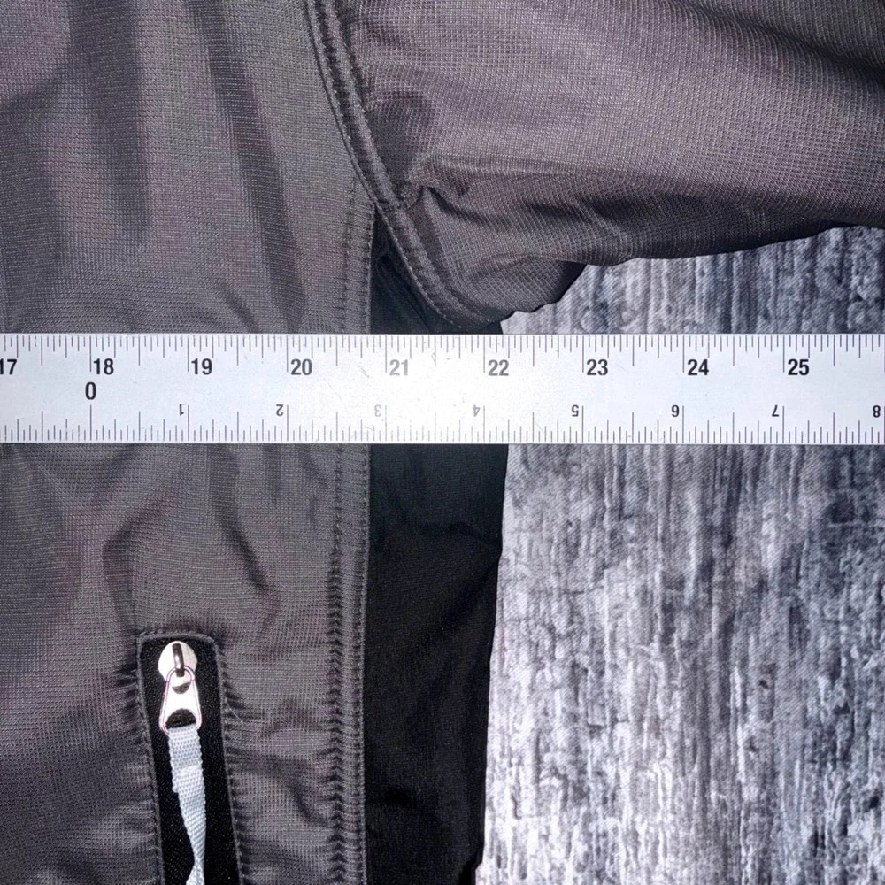 The North Face Summit Series Windstopper Jacket Men's Size L Gray Black Full Zip